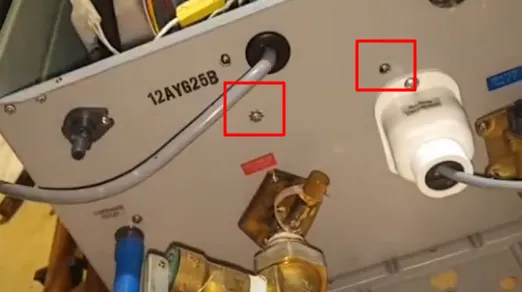 Remove those two screws from the bottom