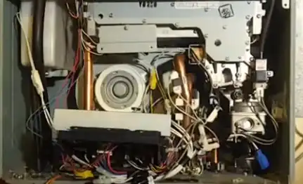 Tilt down the computer board to expose the blower motor
