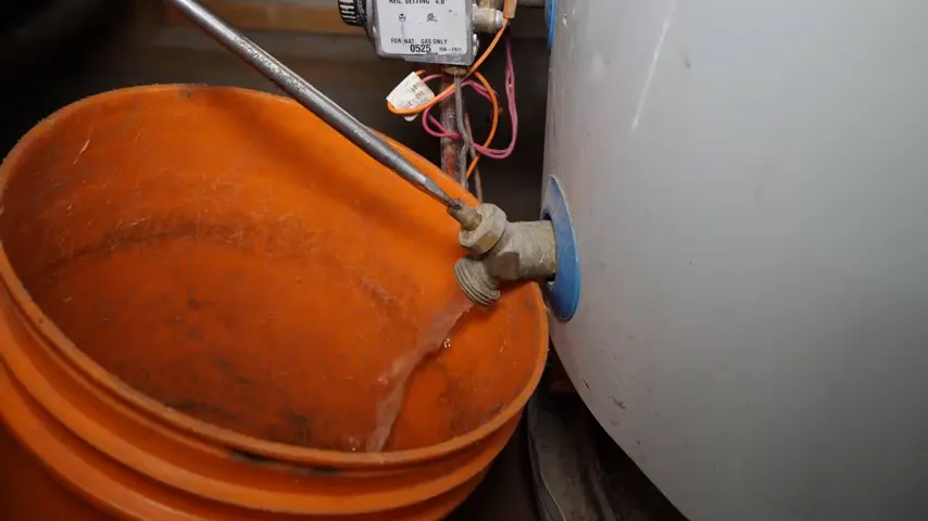 Draining Water Heater
