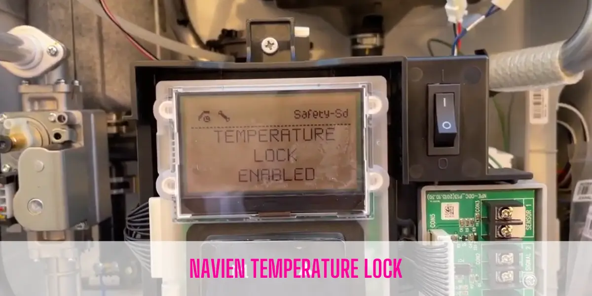 Navien Temperature Lock