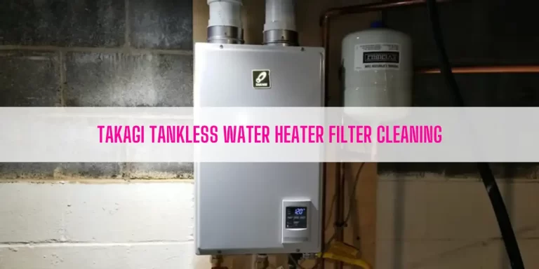 Takagi Tankless Water Heater Filter Cleaning [9 Easy Steps]