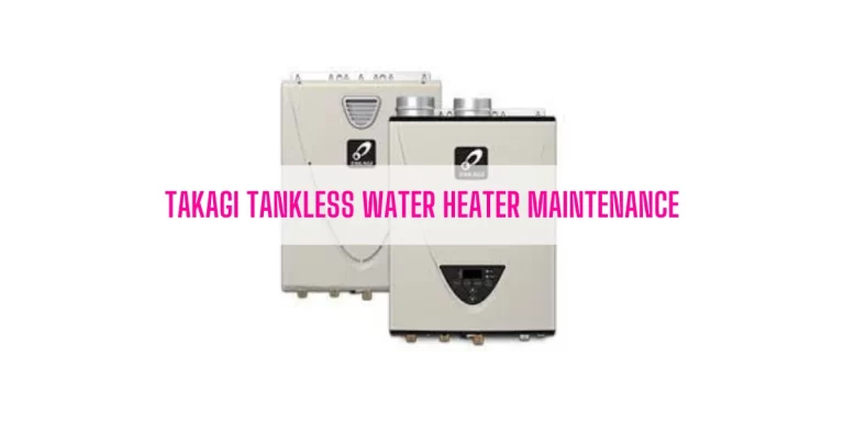 Takagi Tankless Water Heater Maintenance [A Complete Guide]
