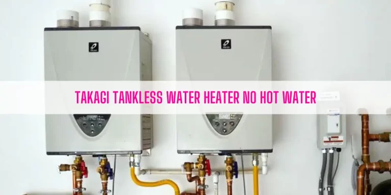 Takagi Tankless Water Heater No Hot Water [7 Easy Solutions]