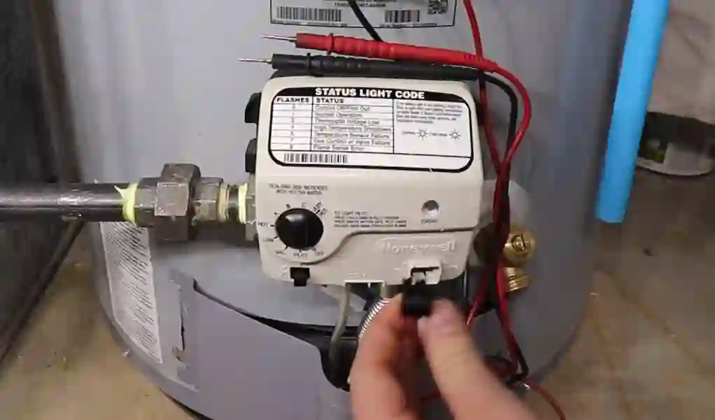 remove the thermocouple wire connector