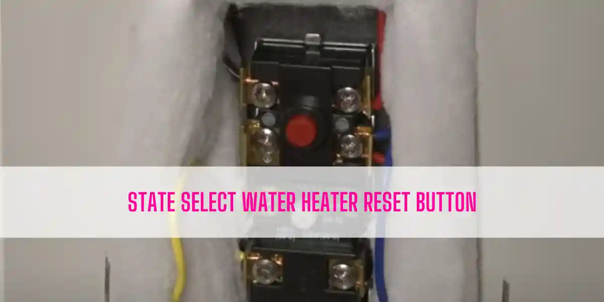 State Select Water Heater Reset Button