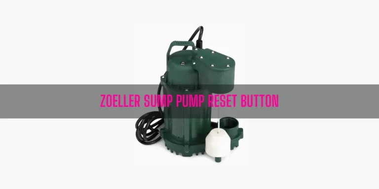 Zoeller Sump Pump Reset Button