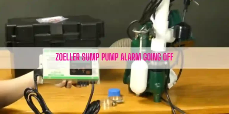 Zoeller Sump Pump Alarm Going Off