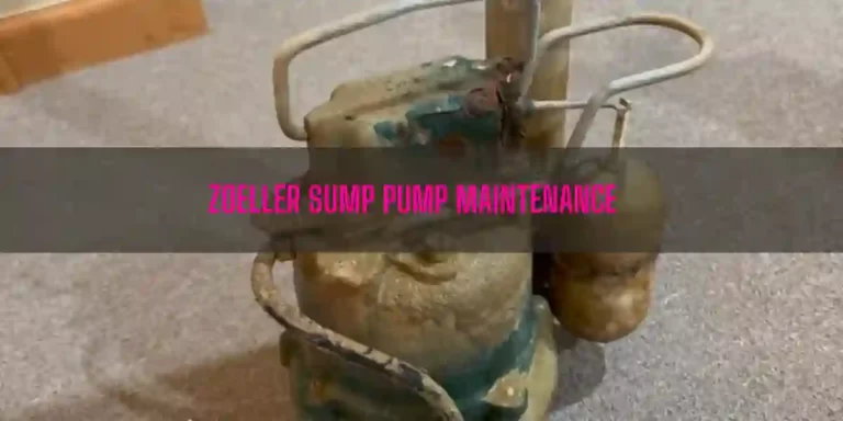 Zoeller Sump Pump Maintenance [Ultimate Guide]