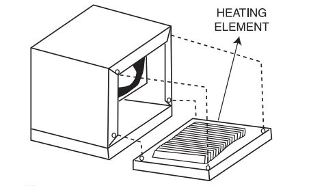 This is where heating element located on Comfort Zone CZ220