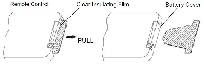 how to pull out clear insulating film