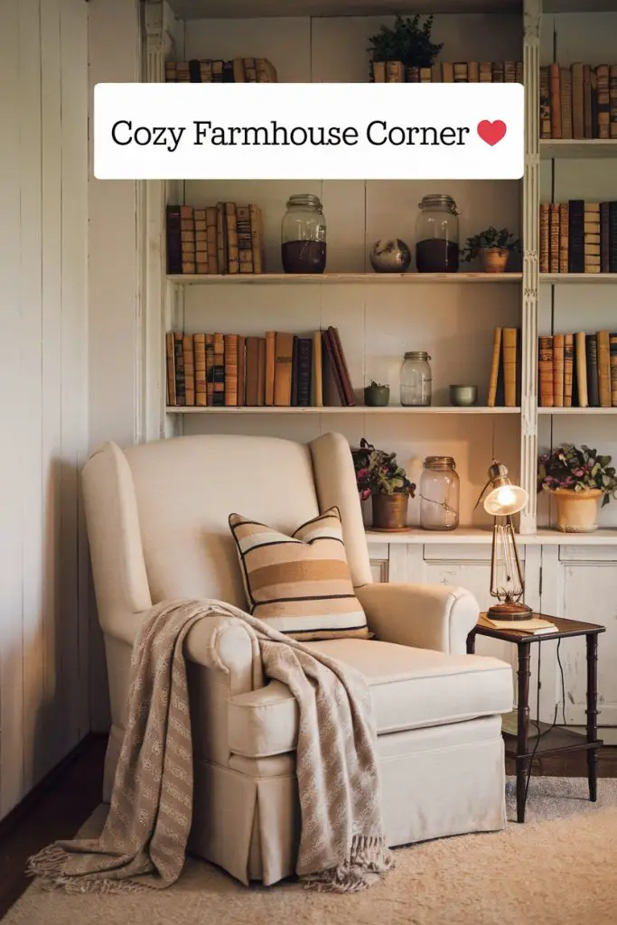 Farmhouse Living Room Decor Ideas Cozy Farmhouse Corner 