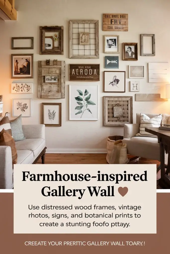 Farmhouse Inspired Gallery Walls