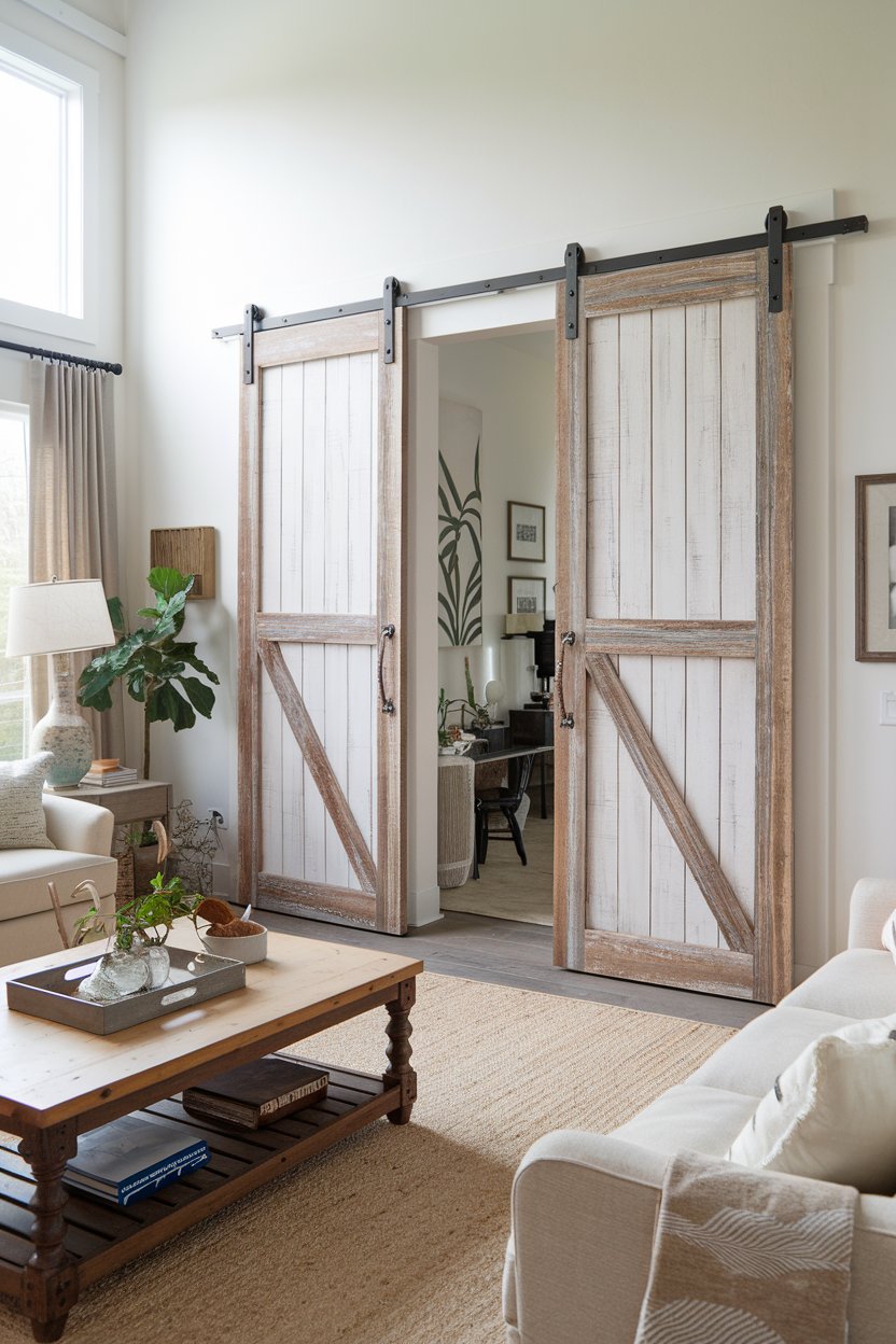 Painting A Secret Door In Farmhouse Living Room preview