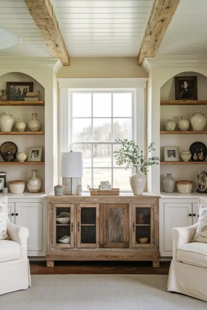 Rustic Farmhouse Entertainment Center