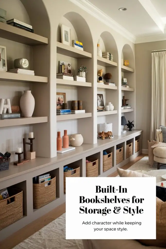 Living Room Ideas Built-in Bookshelves (1)