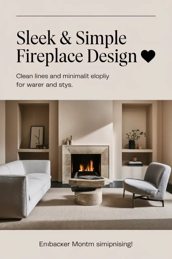 Minimalist Fireplace Design