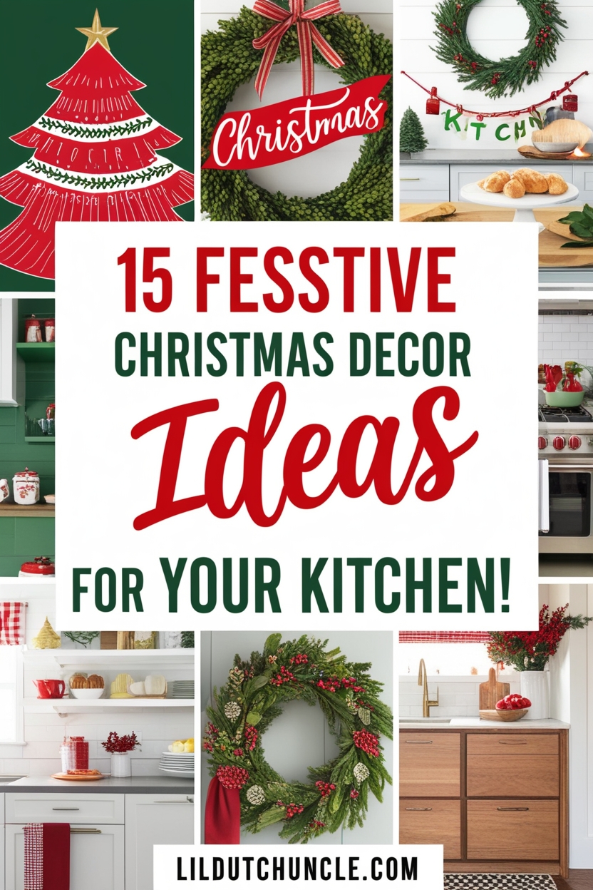 15 Christmas Decor Ideas for Kitchen