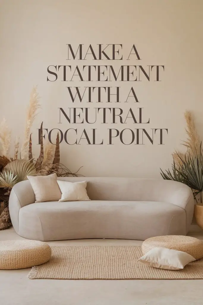 Choose a Neutral Statement Piece