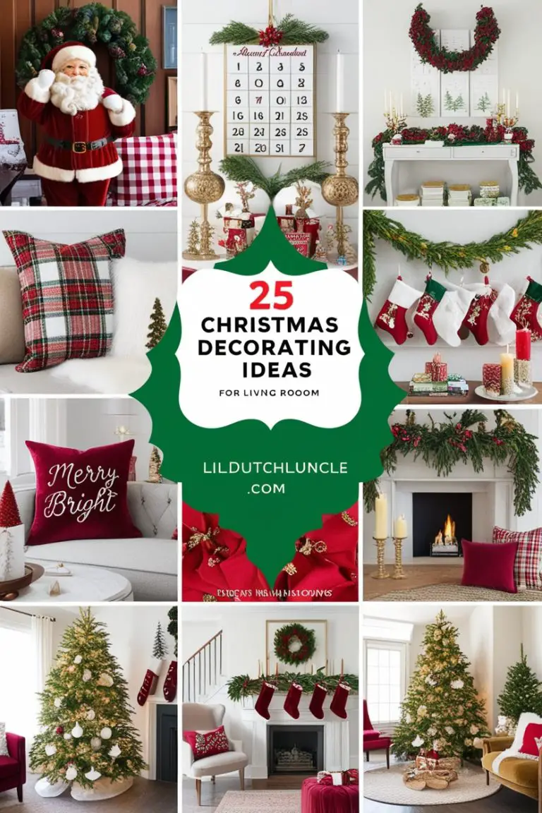 Christmas Decor Ideas For living Room)