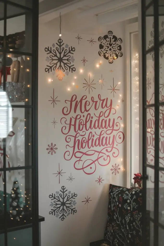 Christmas-Themed Wall Decals