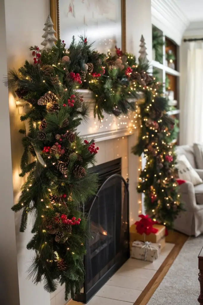 Cozy Fireplace Garland