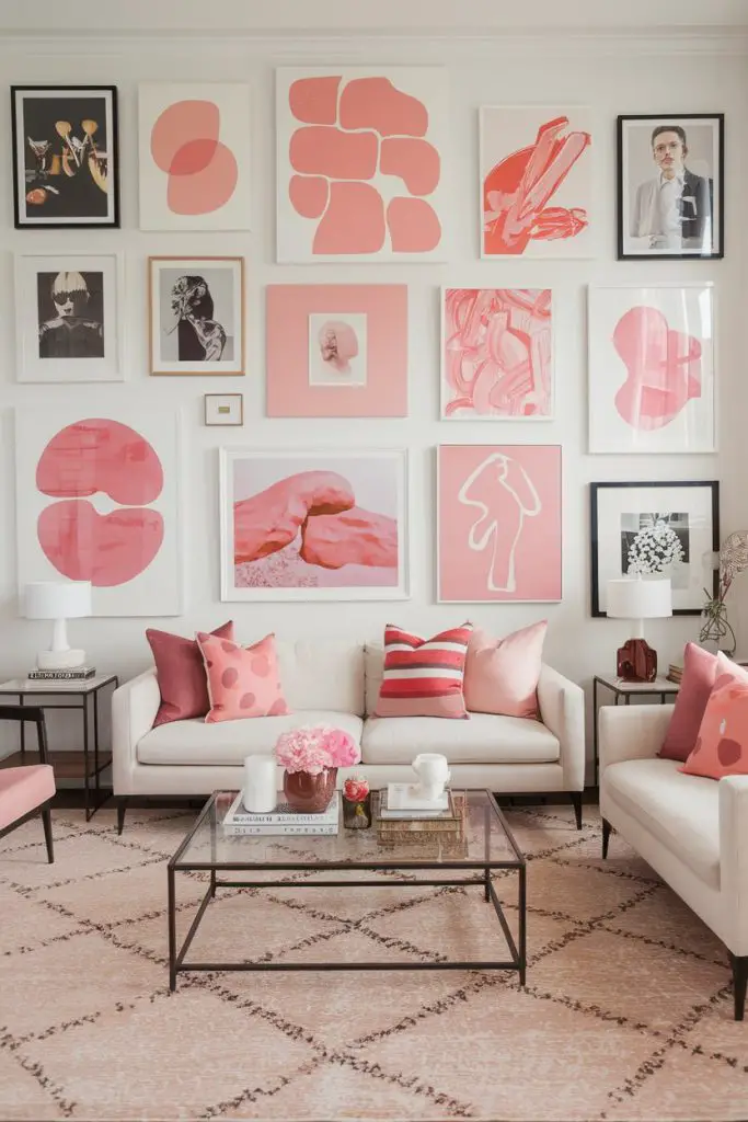 Curate a Pink Gallery Wall