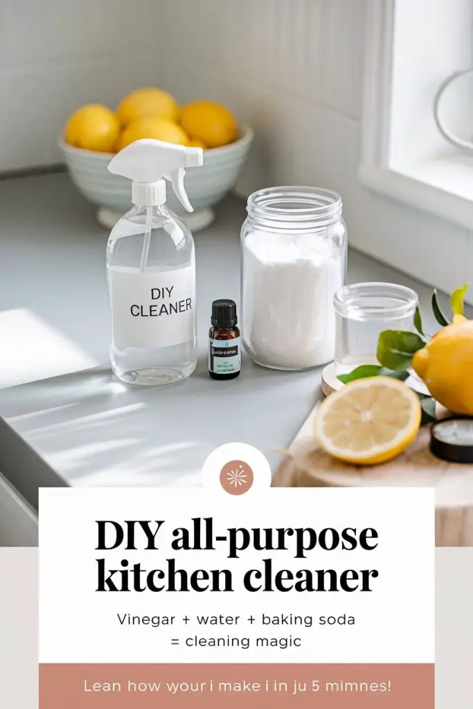 DIY All Purpose Kitchen Cleaner Recipes 