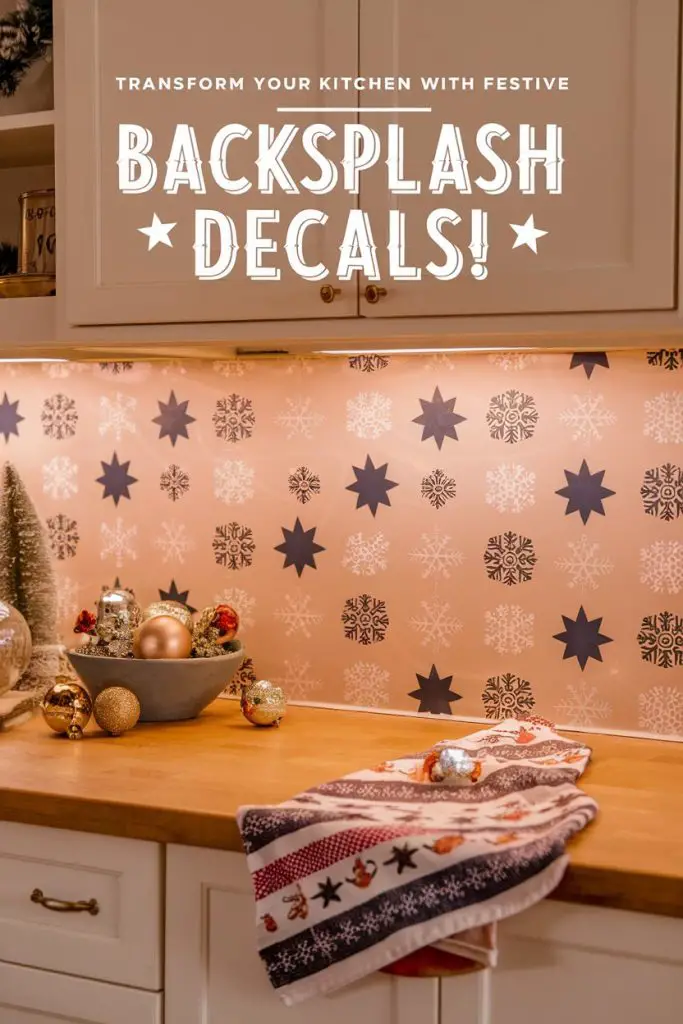 Festive Backsplash Decals