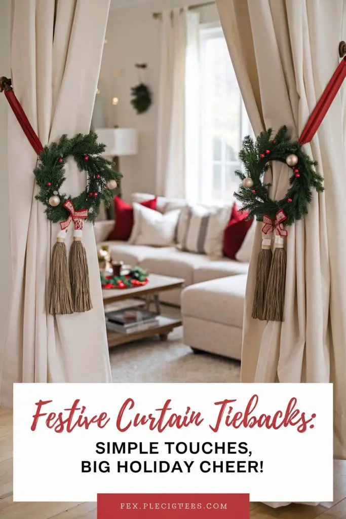 Festive Curtain Tiebacks