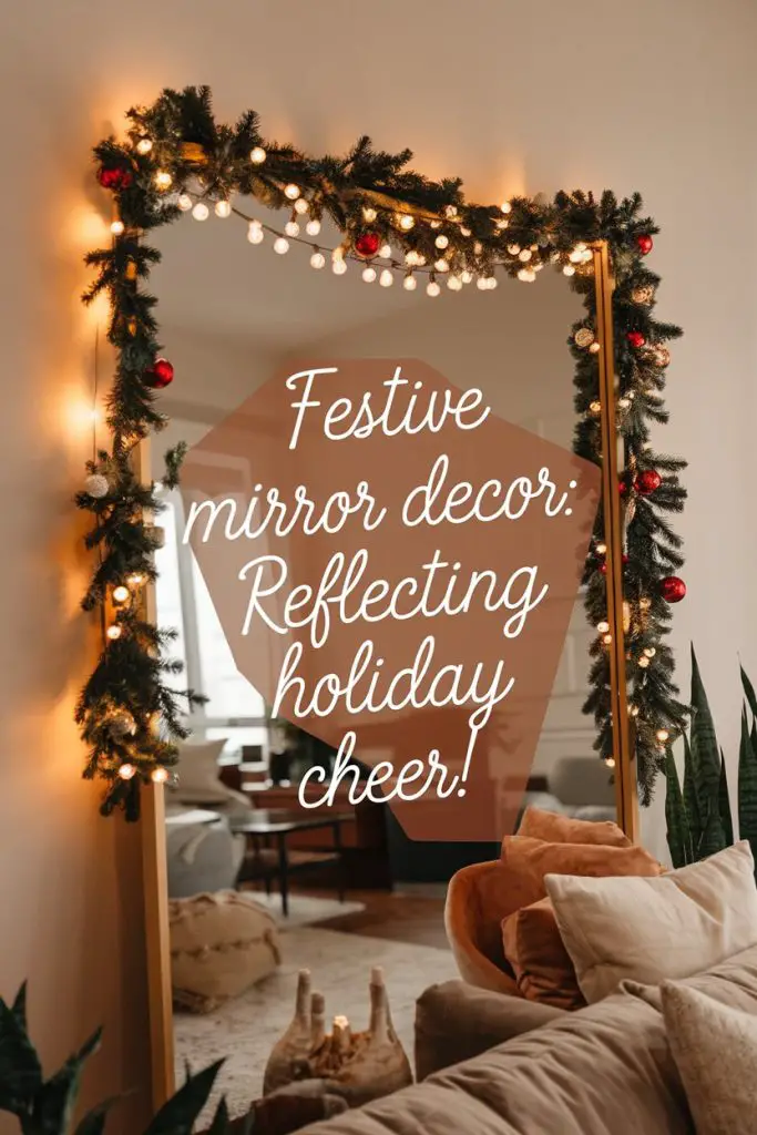 Festive Mirror Decor