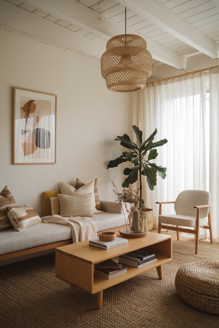 15 Japandi Small Living Room Ideas - Lil Dutch Uncle