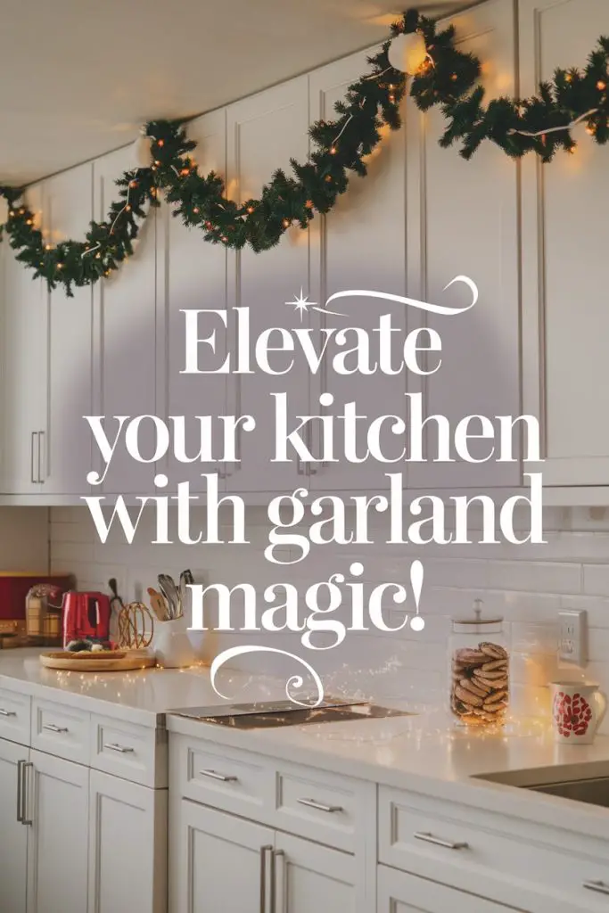 Garland on Cabinet Tops