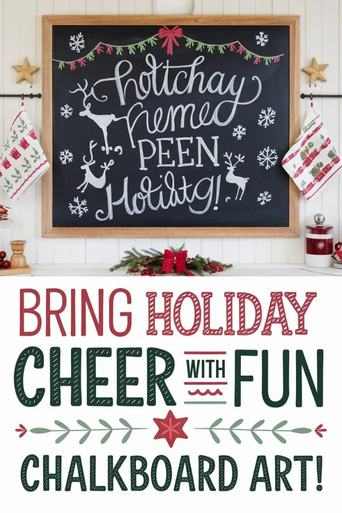 Holiday Chalkboard Art