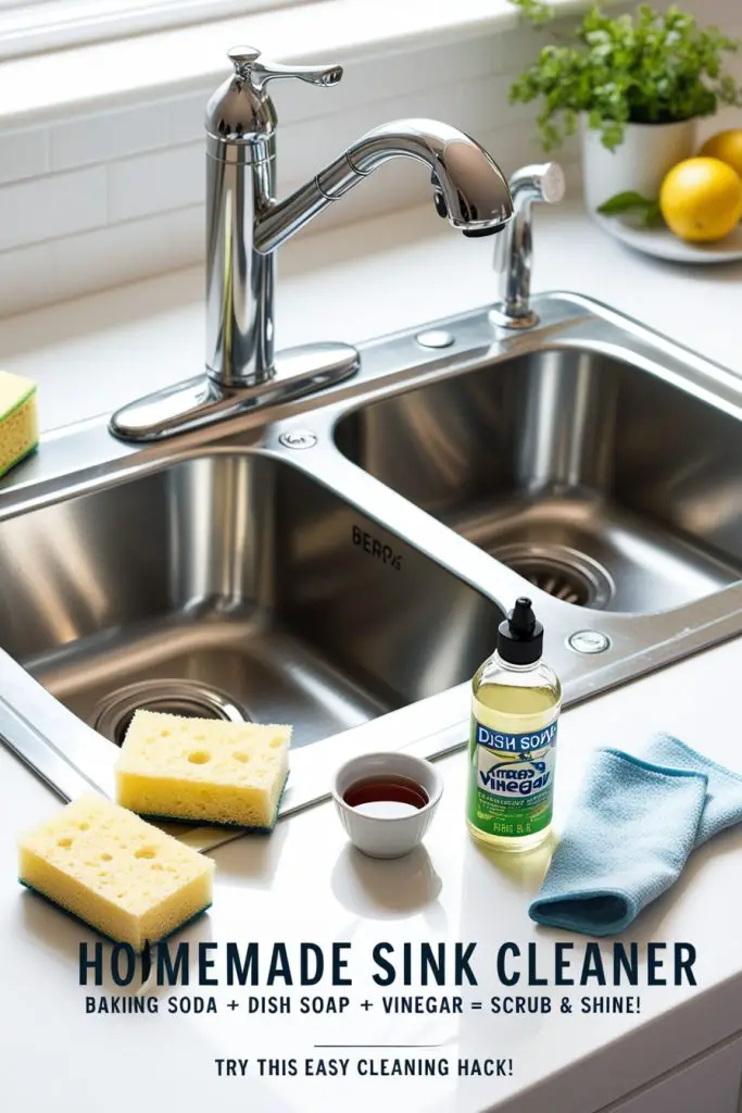 Homemade Sink Cleaner Recipe 