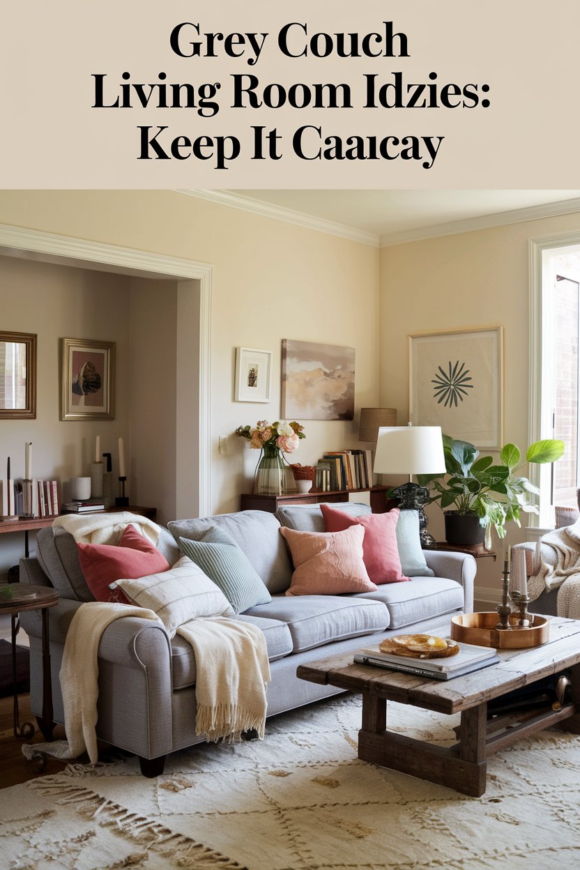 25 Grey Couch Living Room Ideas - Lil Dutch Uncle