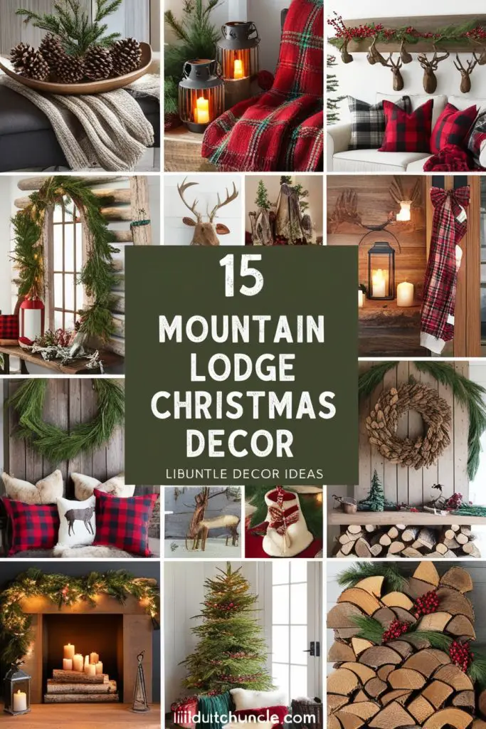 Mountain Lodge Christmas Decor Ideas 