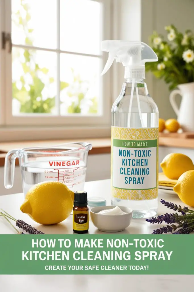 Non-toxic Kitchen Cleaning Spray 