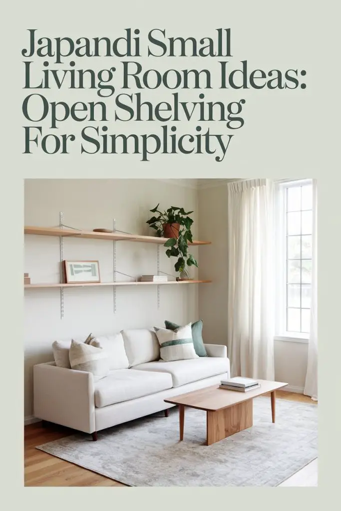 Open Shelving for Simplicity