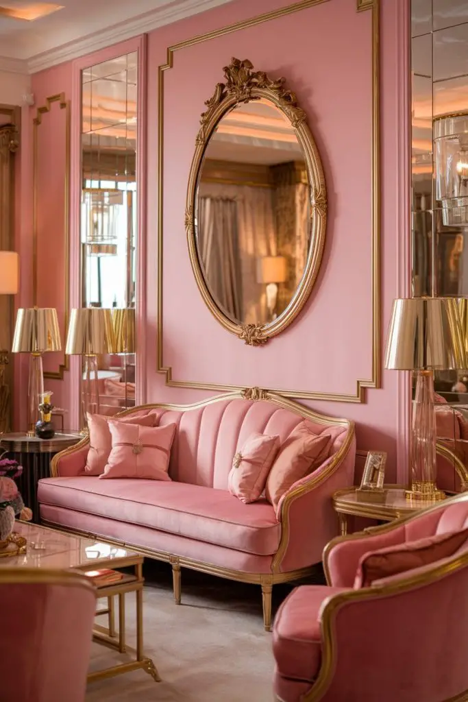 Pink and Gold for Glamorous Appeal