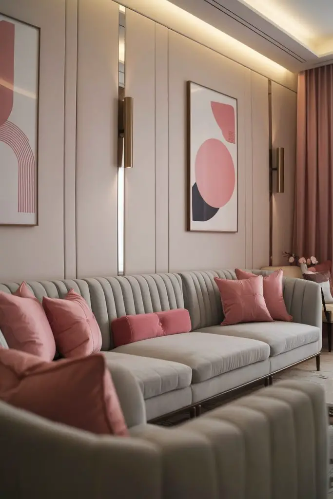 Pink and Gray for Timeless Elegance