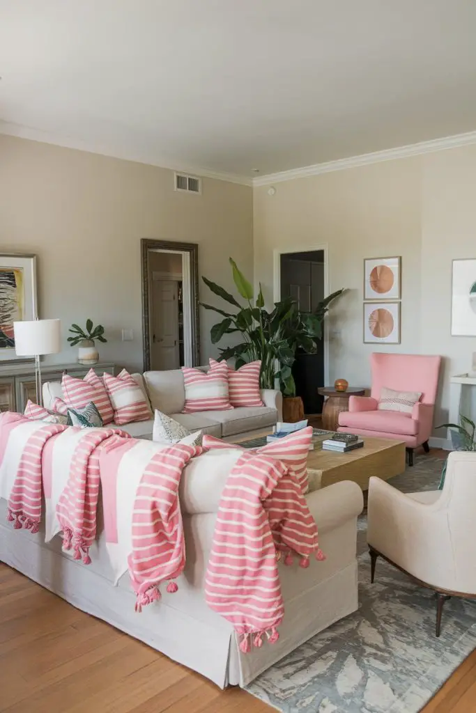 Pink and White Stripes for a Fun Twist