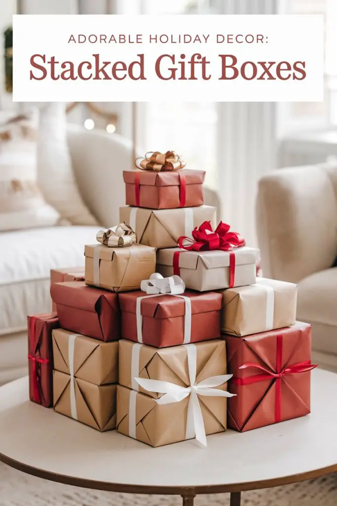 Stacked Gift Boxes