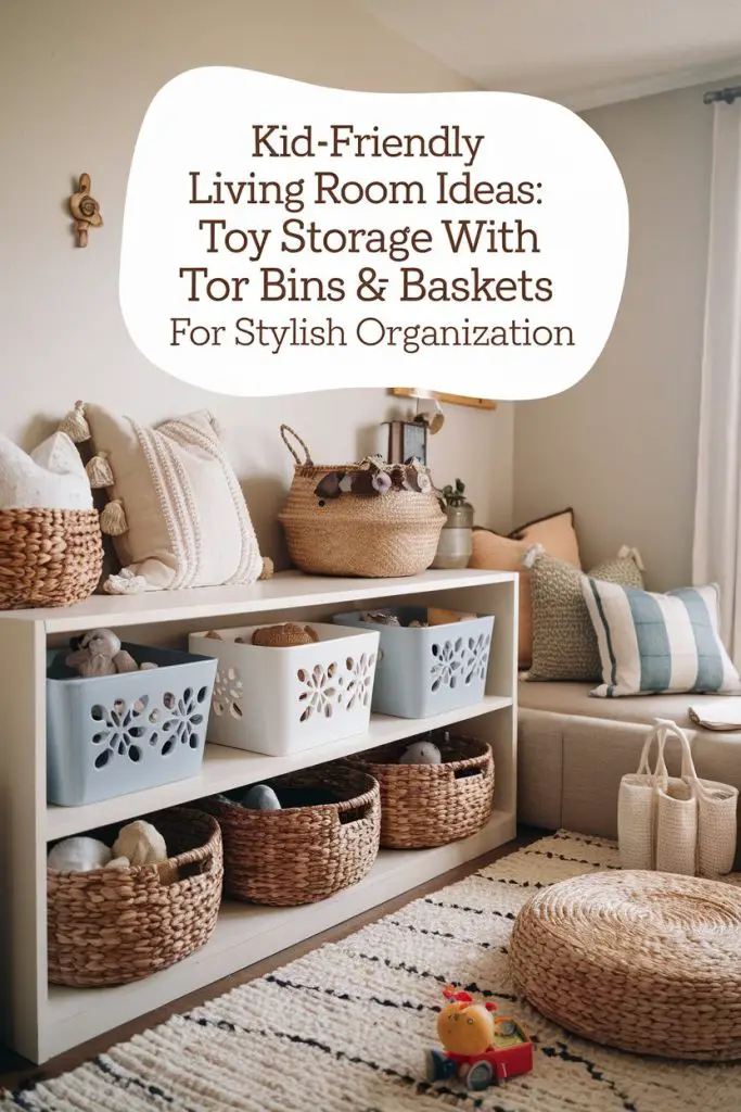 Toy Storage with Bins and Baskets