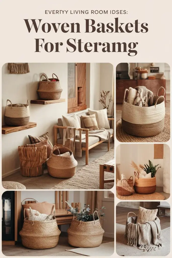 Woven Baskets for Storage