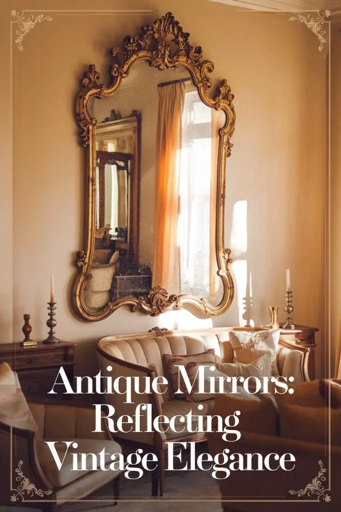 Antique Mirrors with Ornate Frames