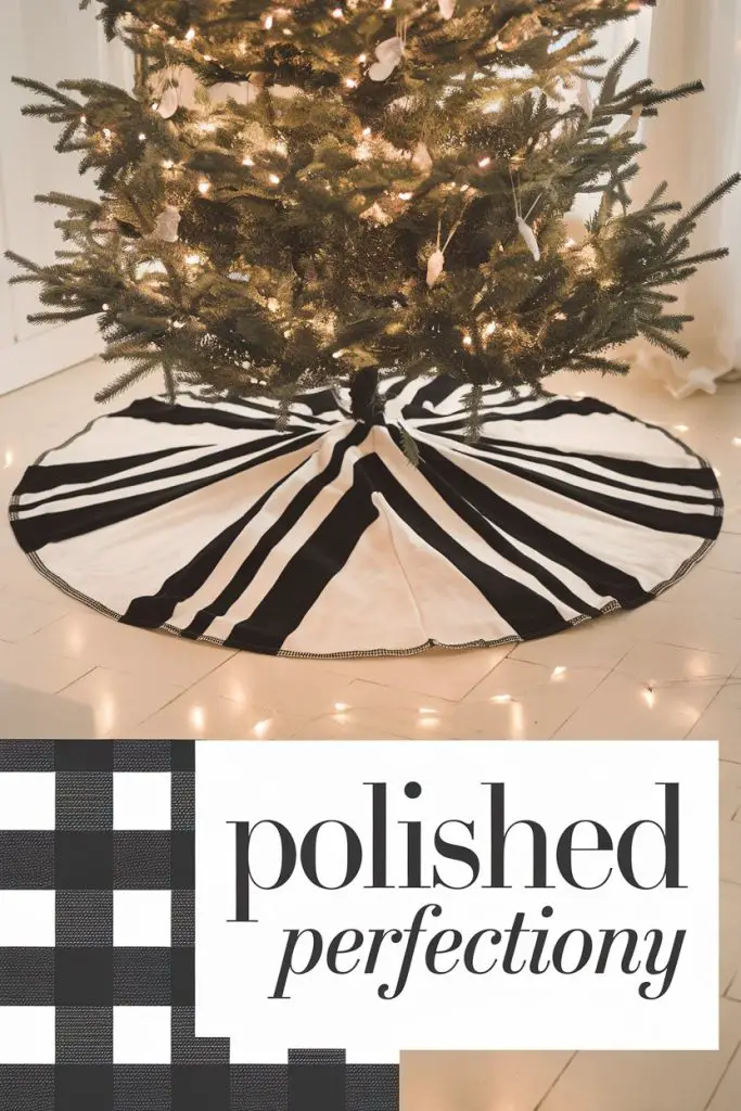 Black and White Tree Skirt