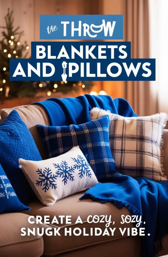 Blue Throw Blankets and Pillows