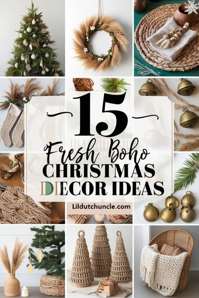 Boho Christmas Decor Ideas 