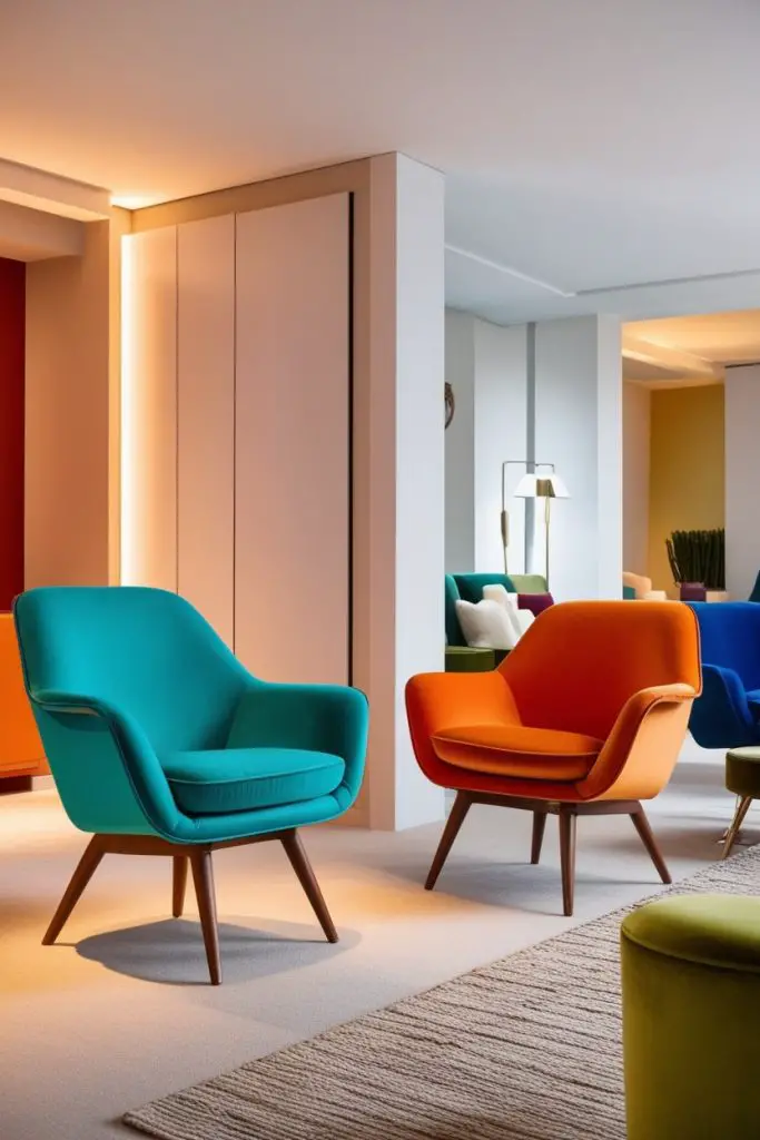 Bold Colored Accent Chairs