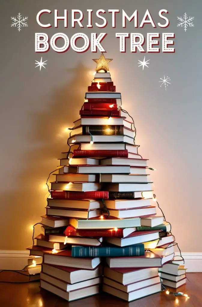 Christmas Book Tree